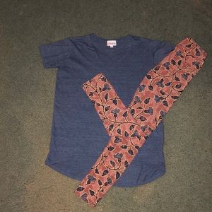 Lularoe shirts and leggings set